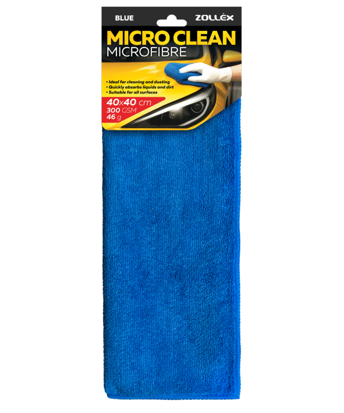 Мікрофібра 40x40 см - Синя 300 г/м², 1 шт