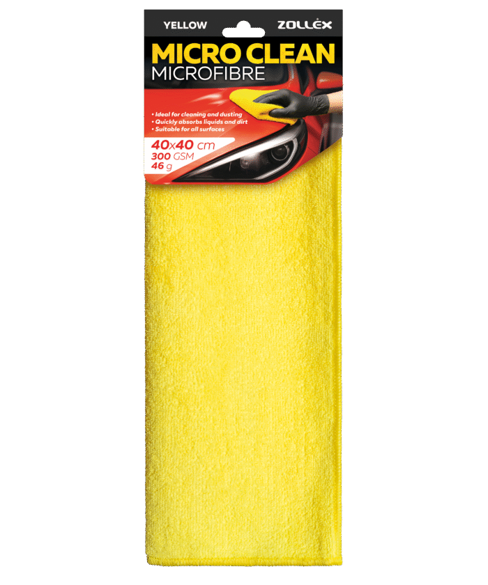 Мікрофібра 40x40 см - Жовта 300 г/м², 1 шт