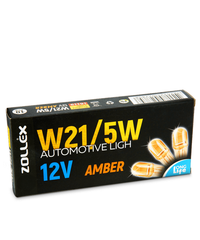 Мала лампа - W21/5W 12V Amber