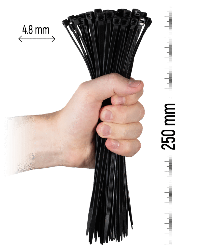 250×4,8 мм Чорний