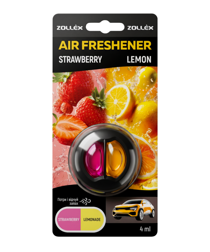 Освіжувач повітря з подвійним ароматом - Strawberry & Lemon